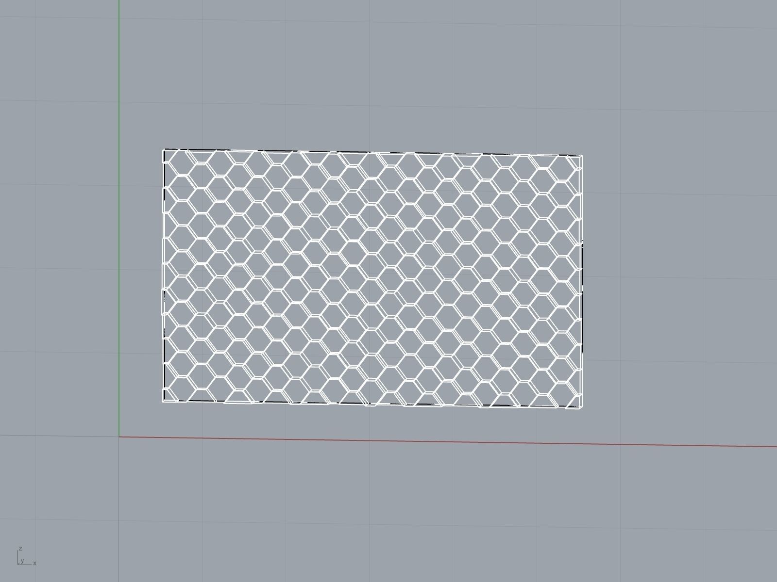 Honeycomb wall panel 3D model_4