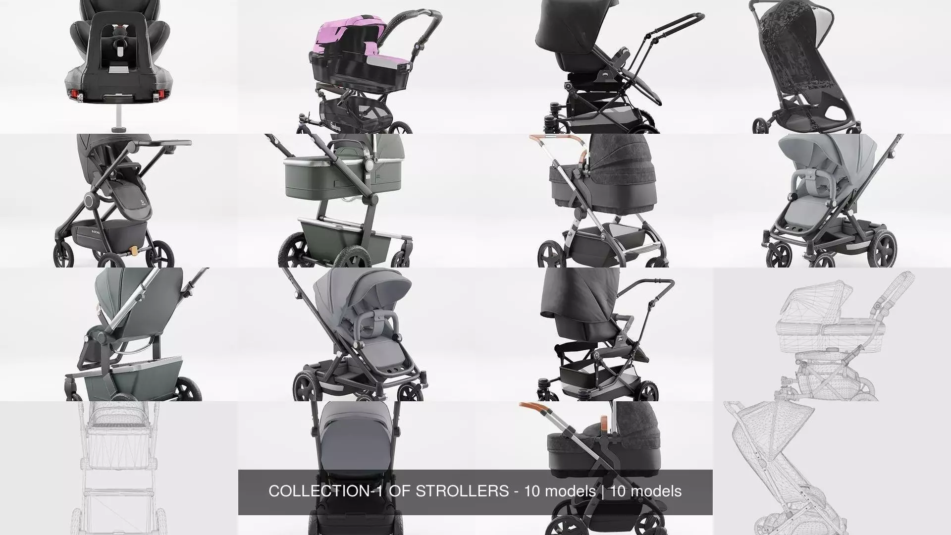 COLLECTION-1 OF STROLLERS - 10 models _0