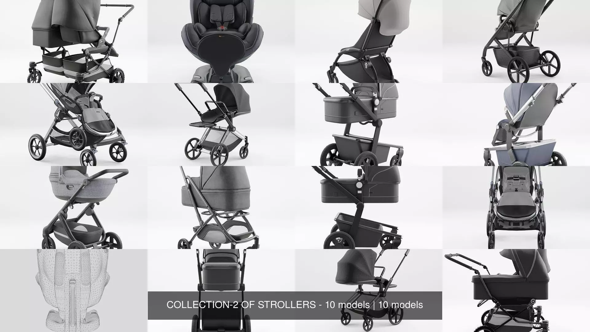 COLLECTION-2 OF STROLLERS - 10 models _0