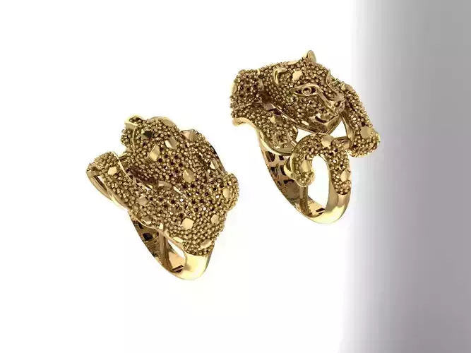 woman ring leopard 007