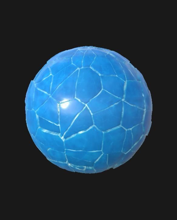 Stylized Seamless PBR Ice Texture Texture_4