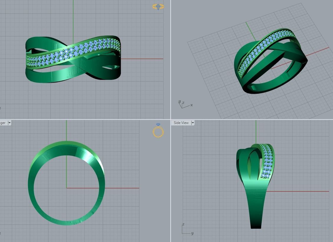 jewelry ring 3D print model_6