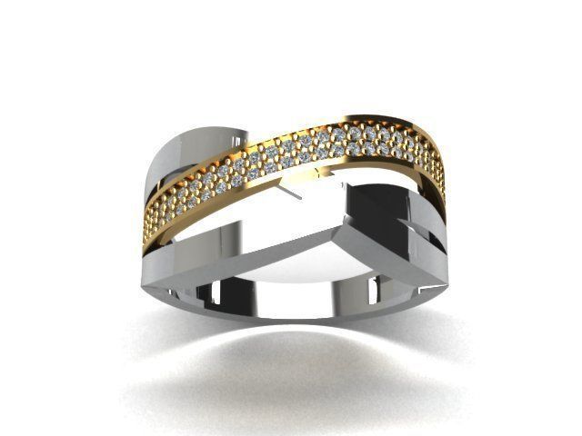 jewelry ring 3D print model_3