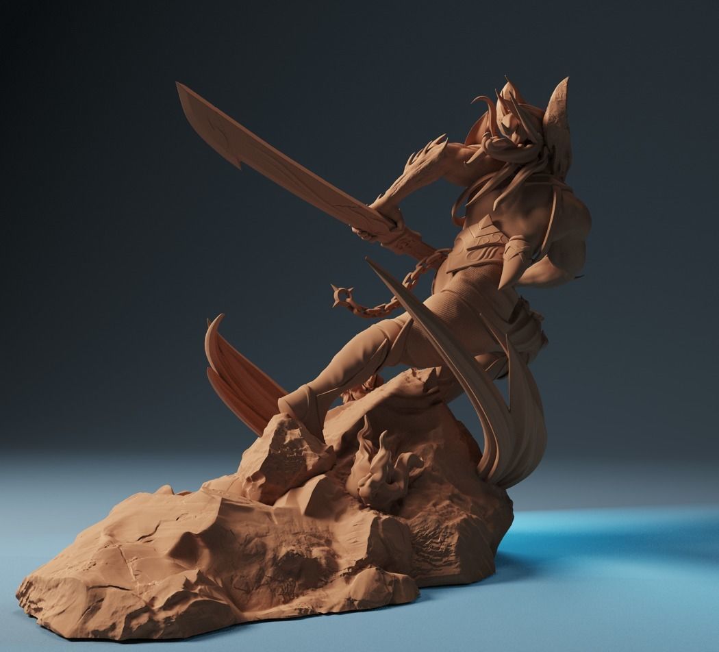 Yasuo NightBringer 3D print model_2