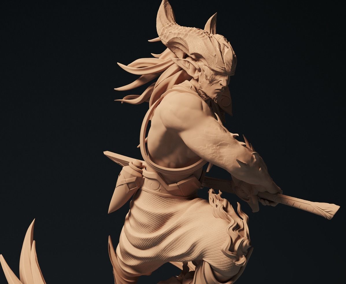 Yasuo NightBringer 3D print model_5
