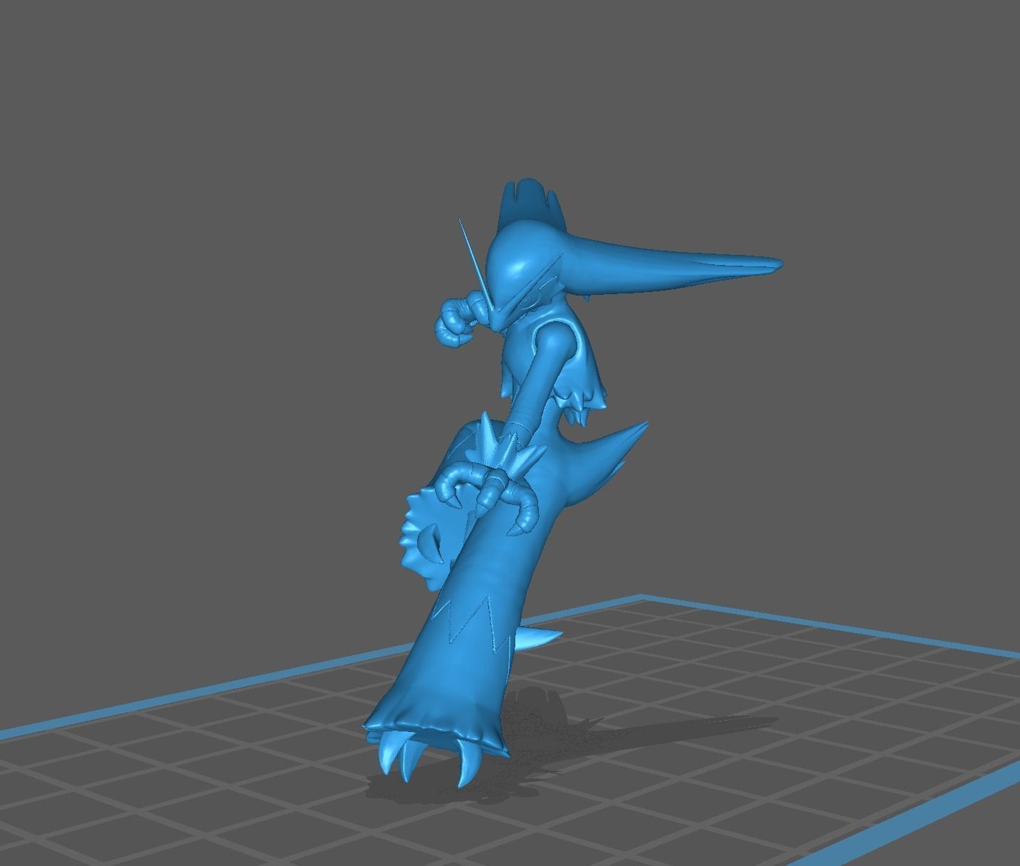 Blaziken pokemon 3D print model 3D print model_10