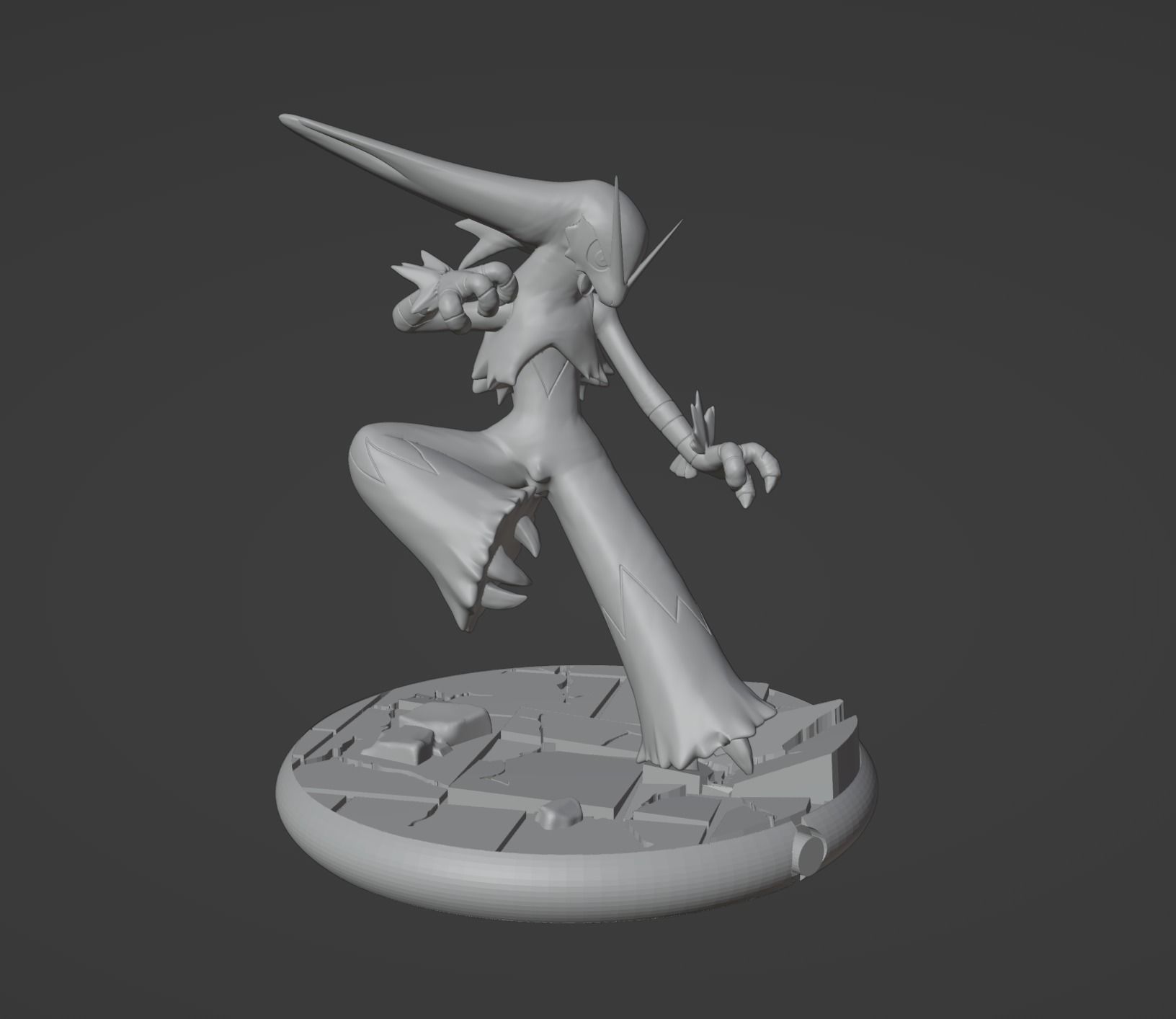 Blaziken pokemon 3D print model 3D print model_4