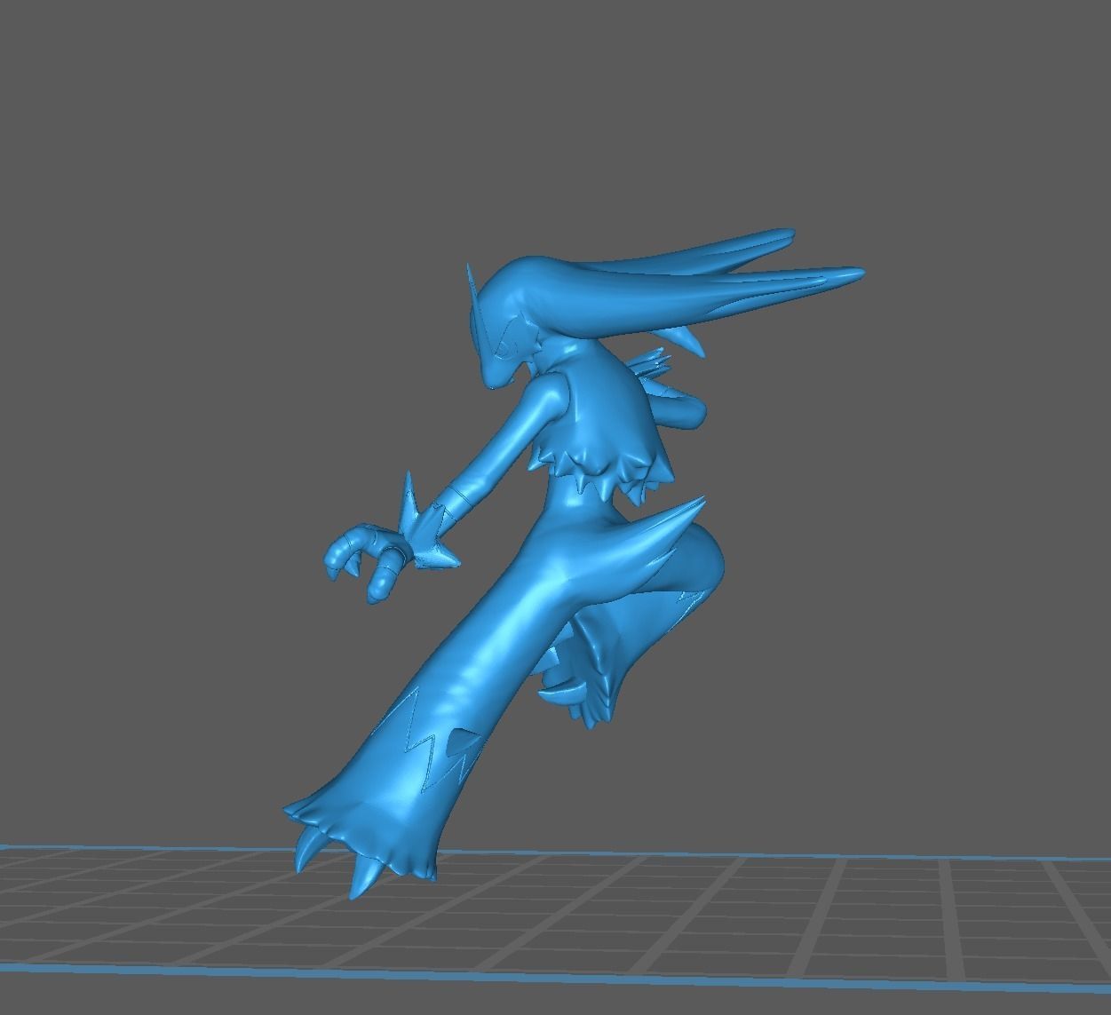 Blaziken pokemon 3D print model 3D print model_11