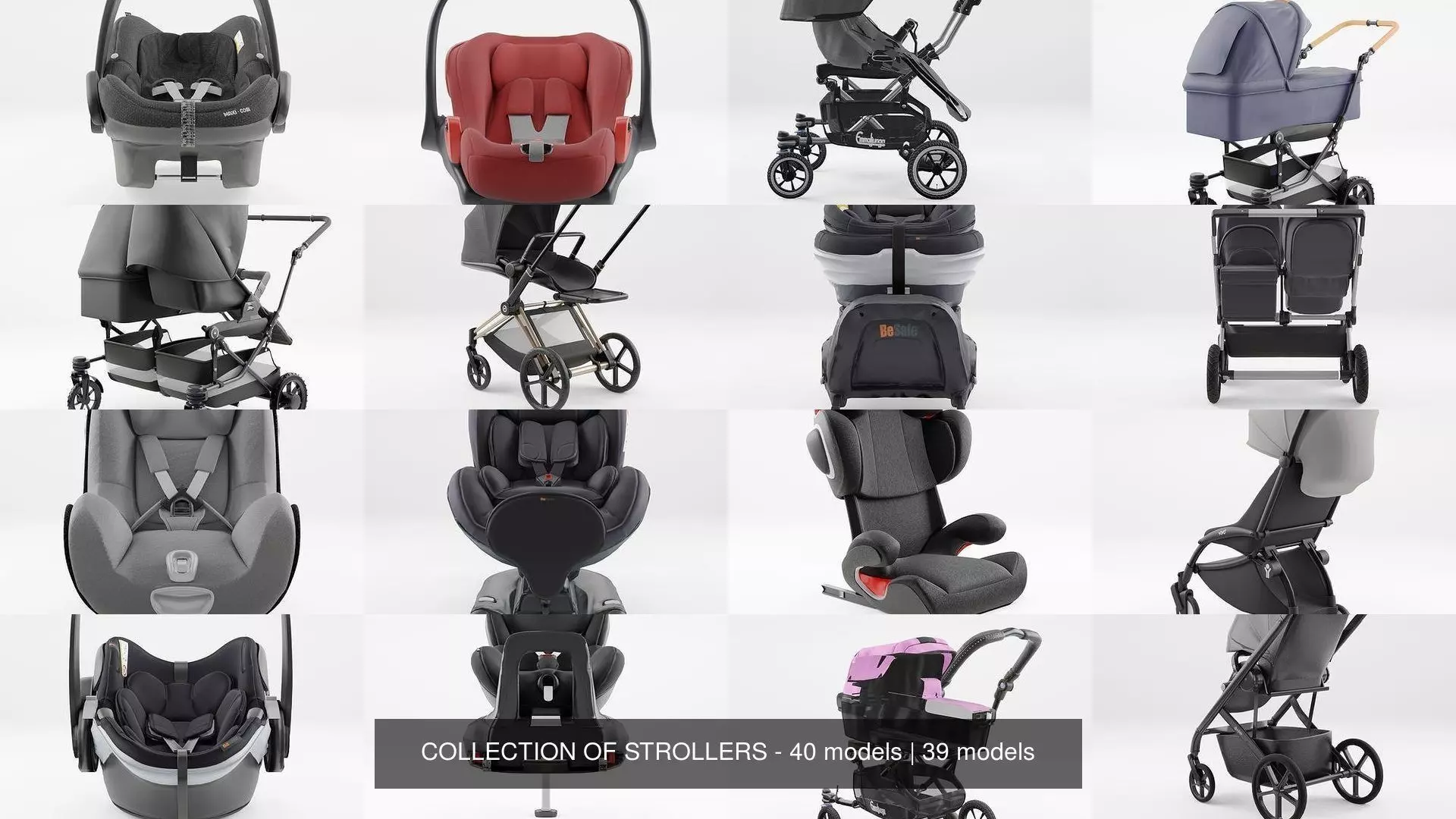 COLLECTION OF STROLLERS - 40 models _0
