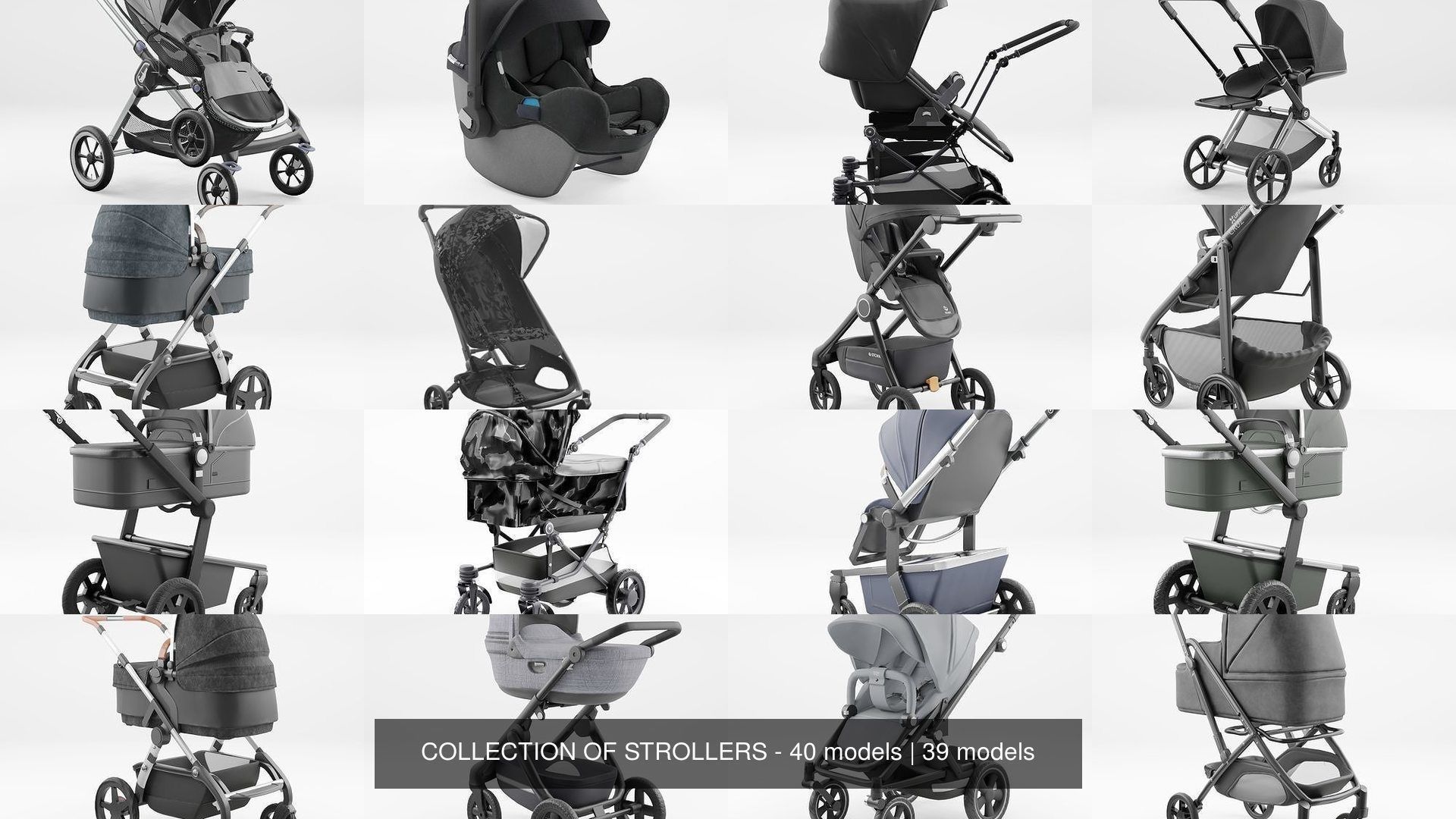 COLLECTION OF STROLLERS - 40 models _2