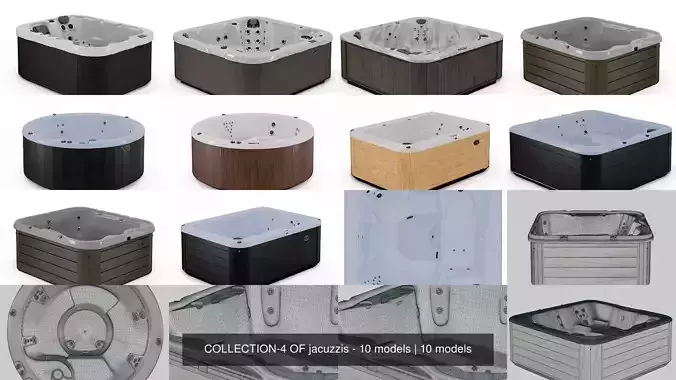 COLLECTION-4 OF jacuzzis - 10 models 