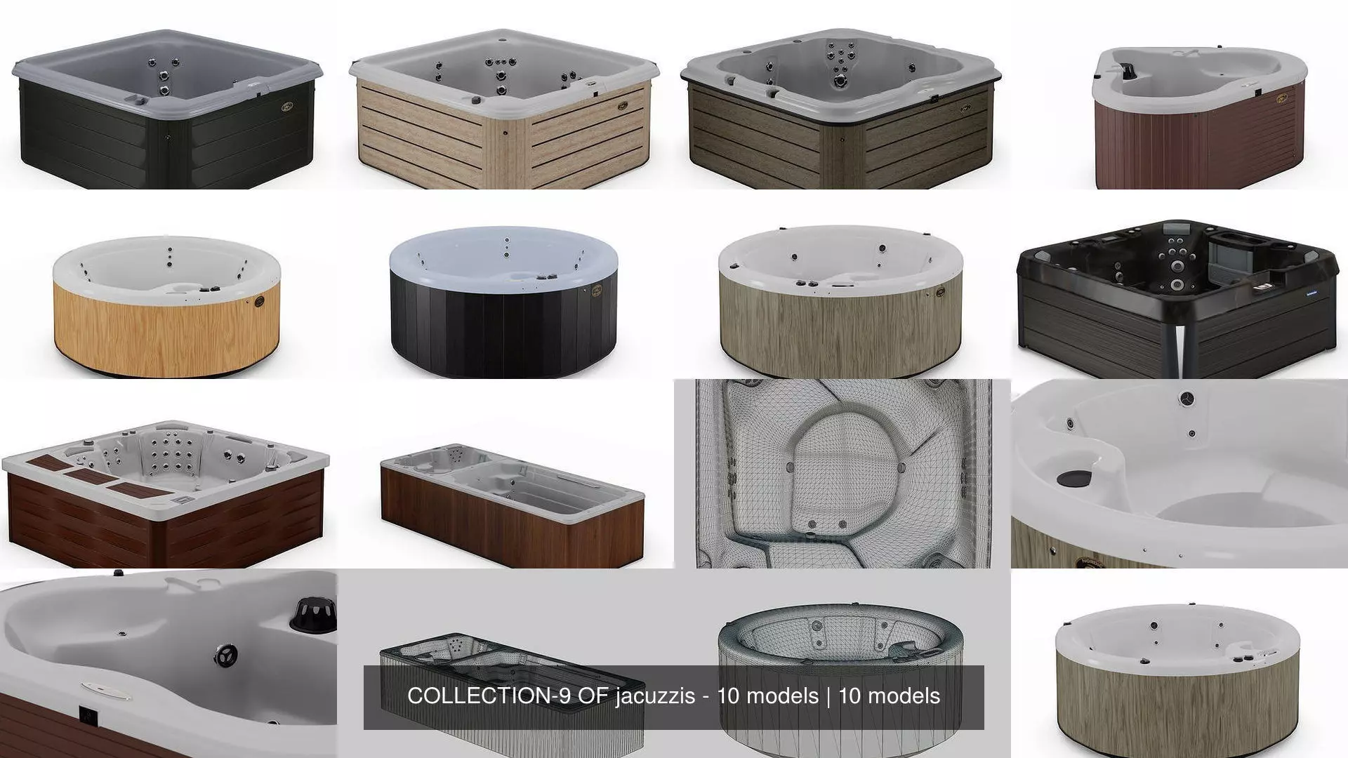COLLECTION-9 OF jacuzzis - 10 models _0