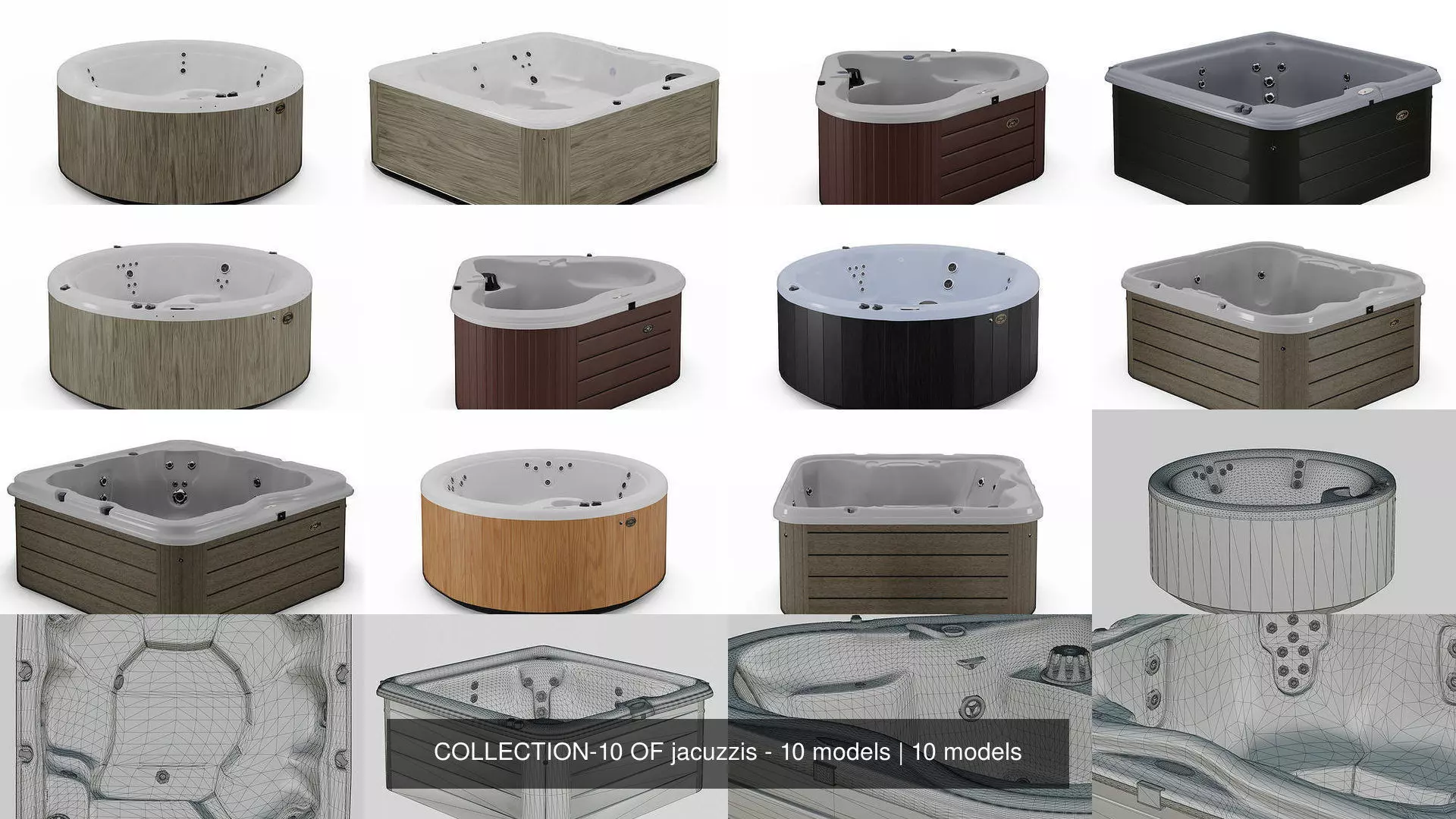 COLLECTION-10 OF jacuzzis - 10 models _0