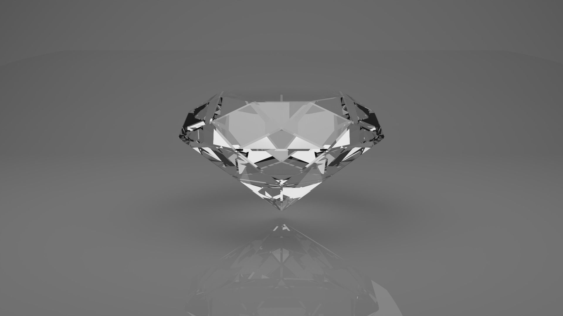 Crystal diamond Free 3D model_2