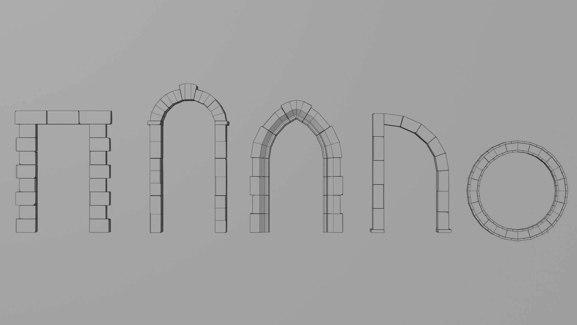 Door pack Low-poly 3D model_24