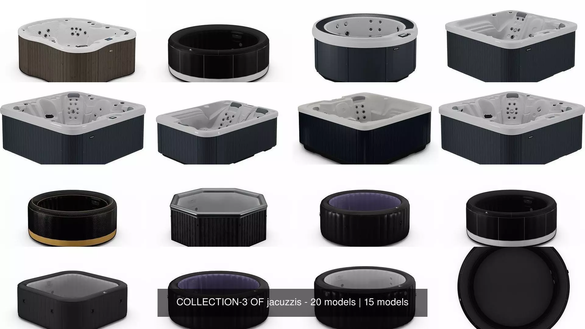 COLLECTION-3 OF jacuzzis - 20 models _1
