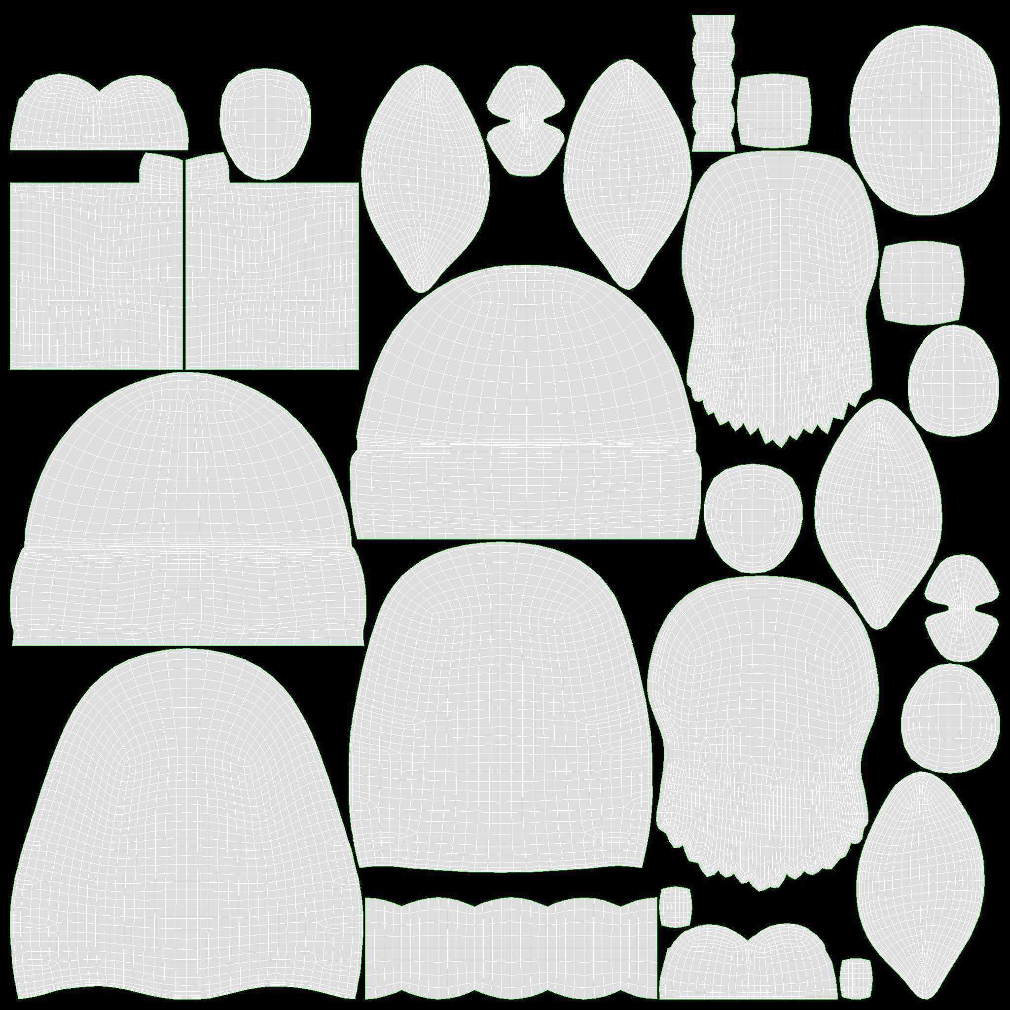 Easter Plush Doll Gnome With Egg 01 3D model_8