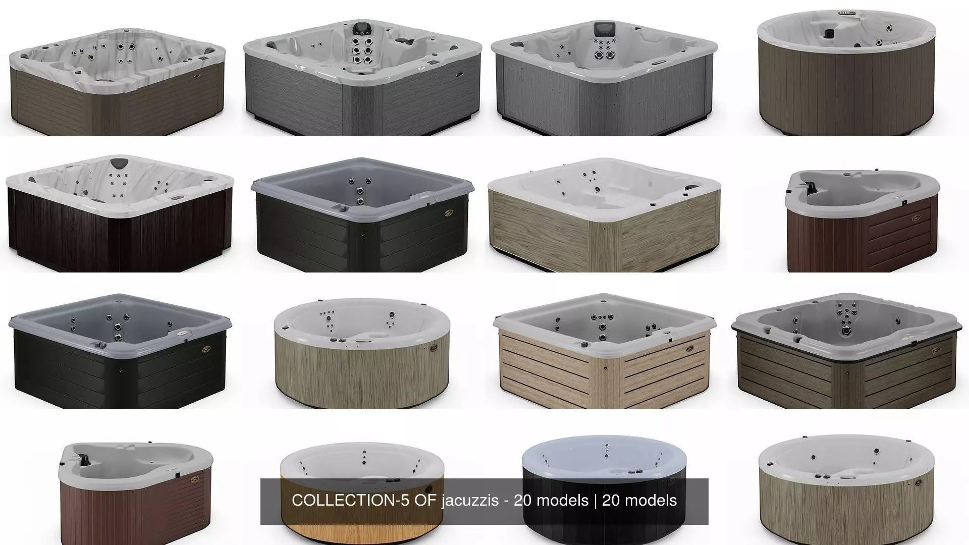COLLECTION-5 OF jacuzzis - 20 models _0