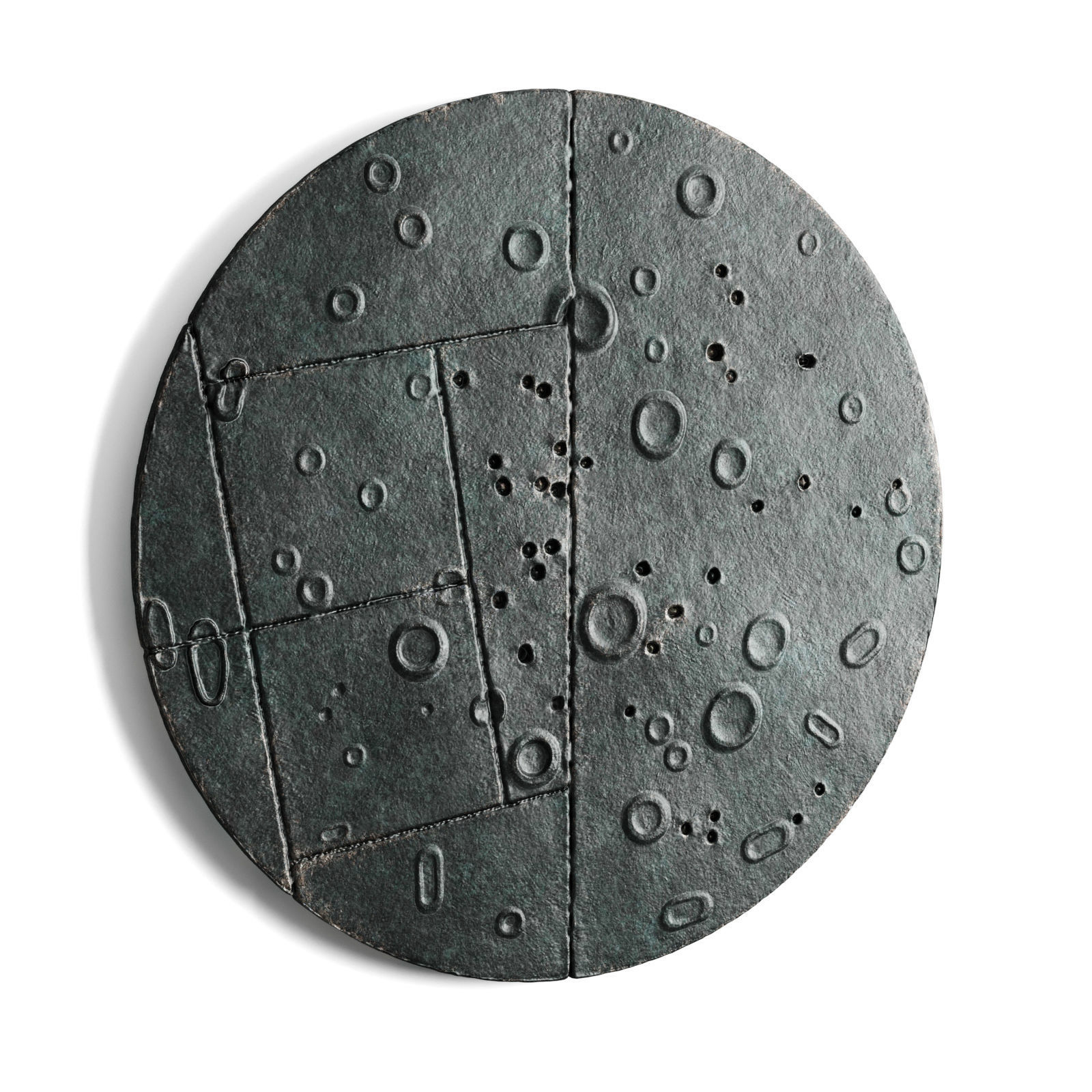 Moon wall art 3D model_1