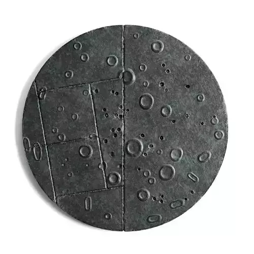 Moon wall art