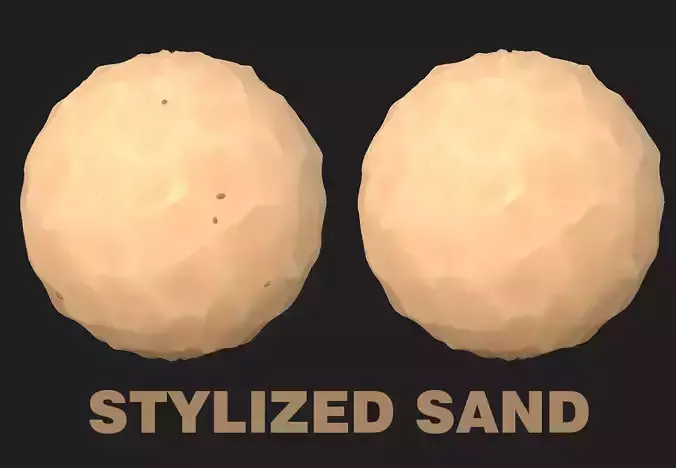 Seamless Stylized PBR Sand Texture Texture