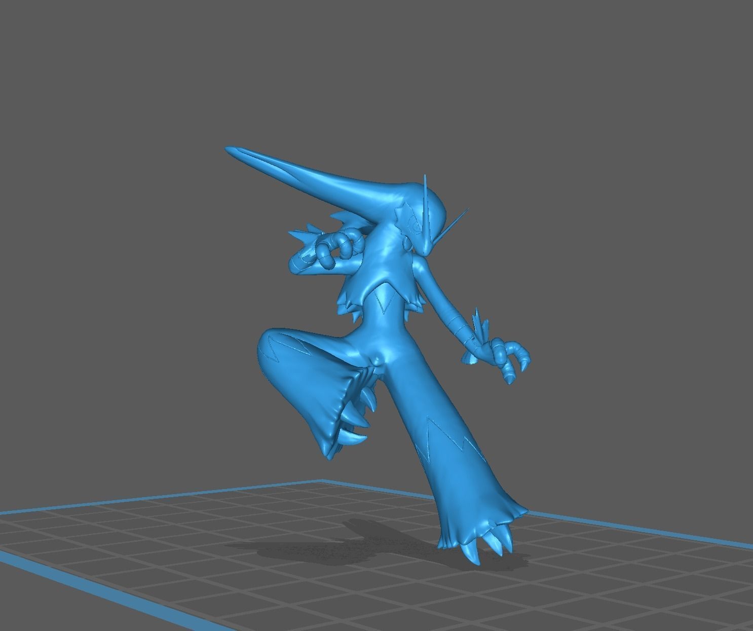 Torchic Combusken Blaziken and mega Blaziken 3D print model 3D print model_40