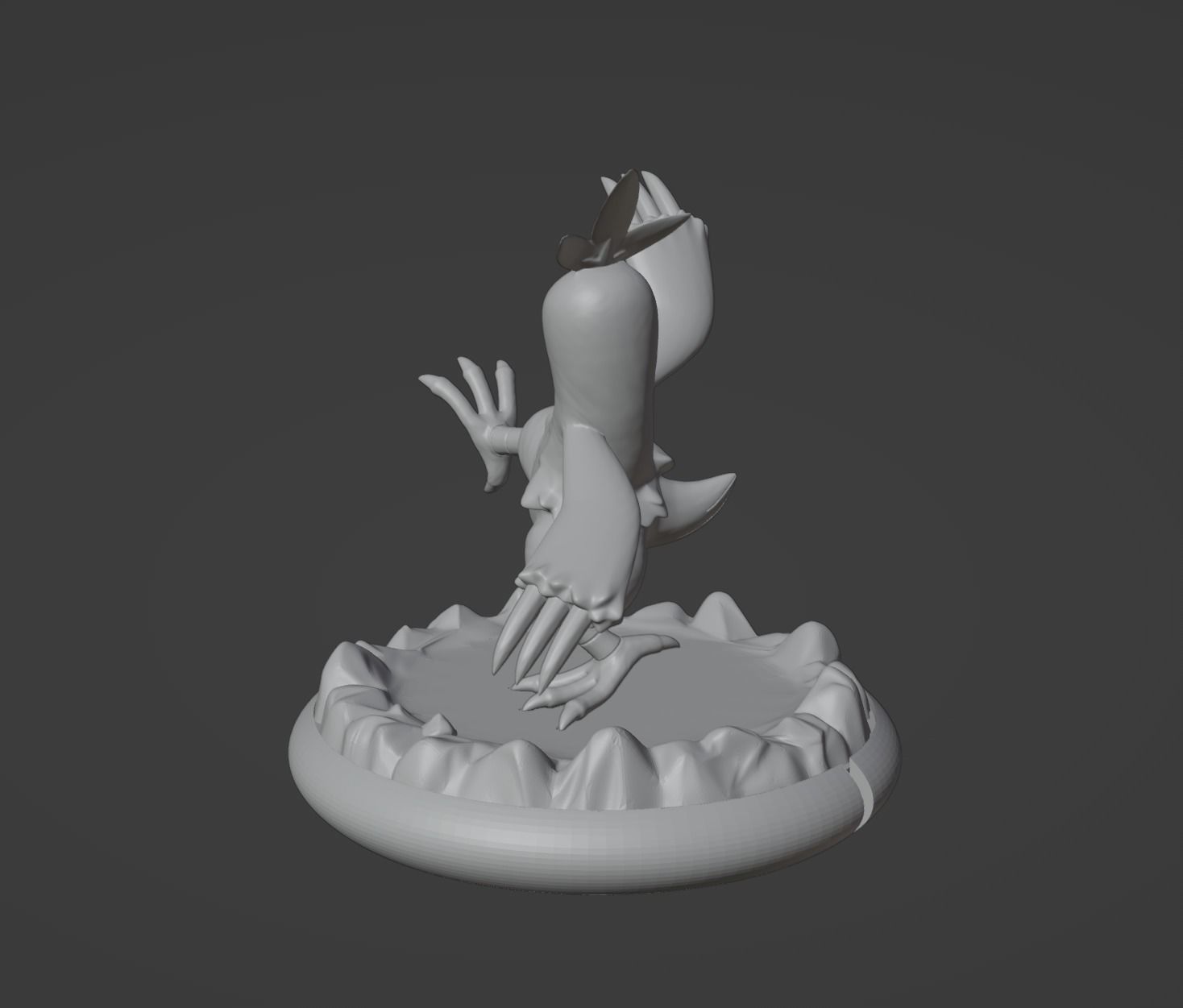 Torchic Combusken Blaziken and mega Blaziken 3D print model 3D print model_33