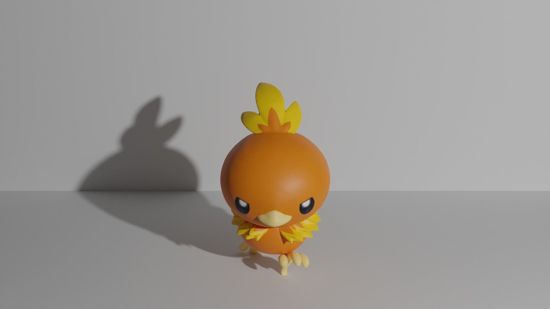 Torchic Combusken Blaziken and mega Blaziken 3D print model 3D print model_2