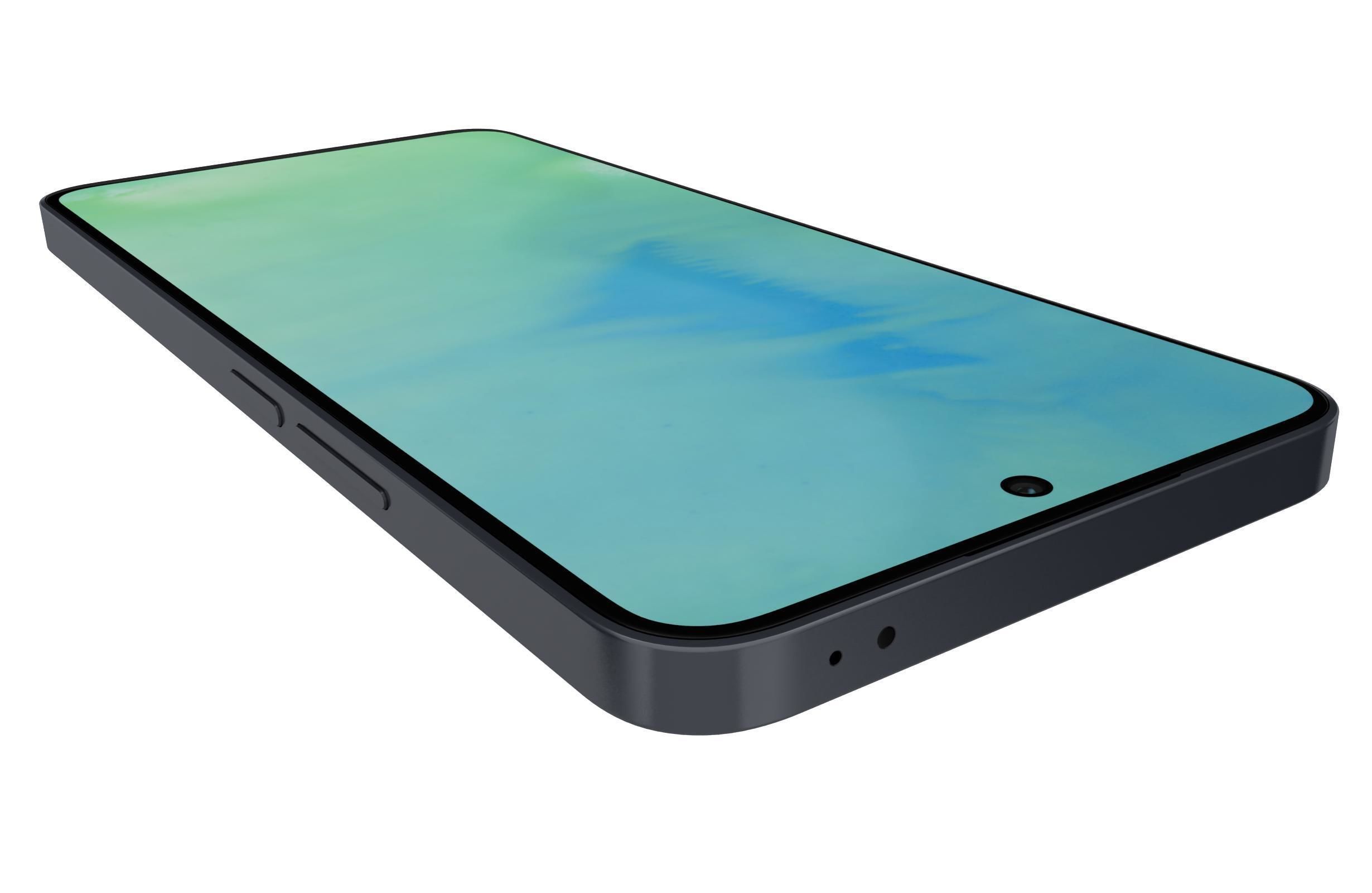 Honor X8a Black 3D model_12