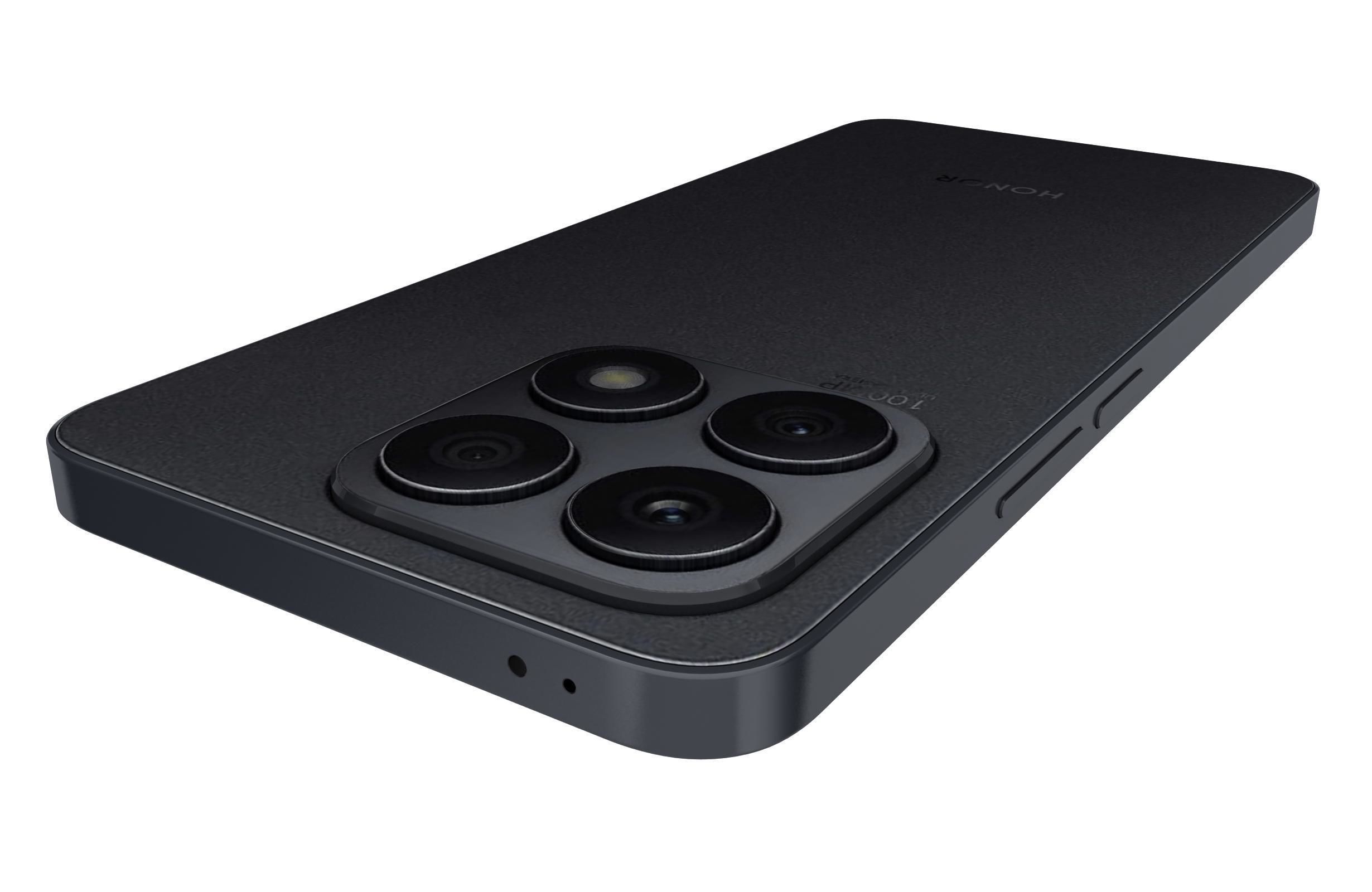 Honor X8a Black 3D model_13