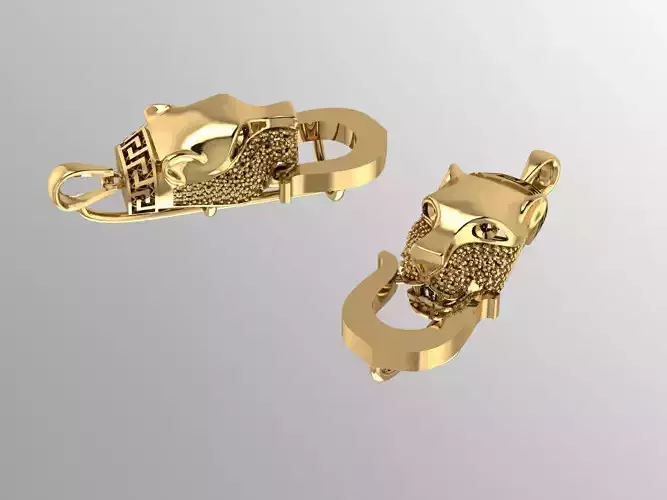 new design pendant tiger 001 3D print model
