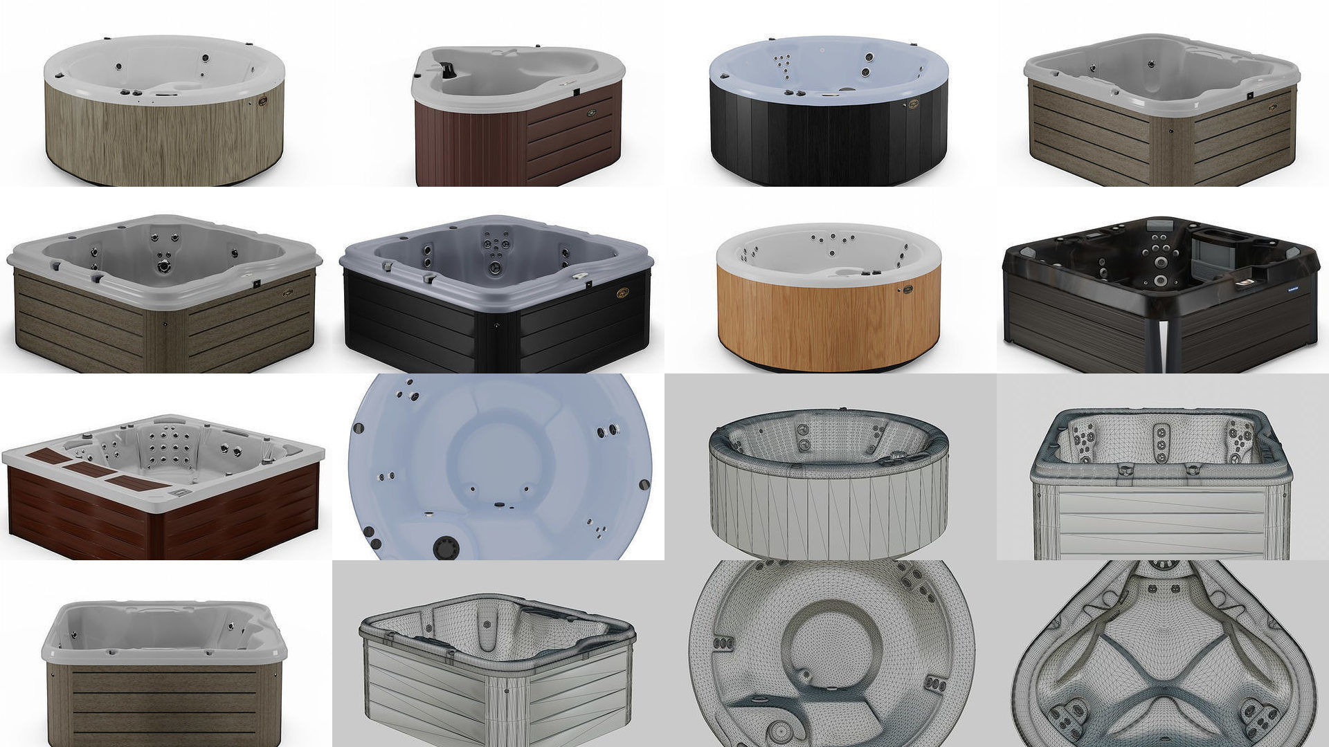 COLLECTION-4 OF jacuzzis - 25 models _1