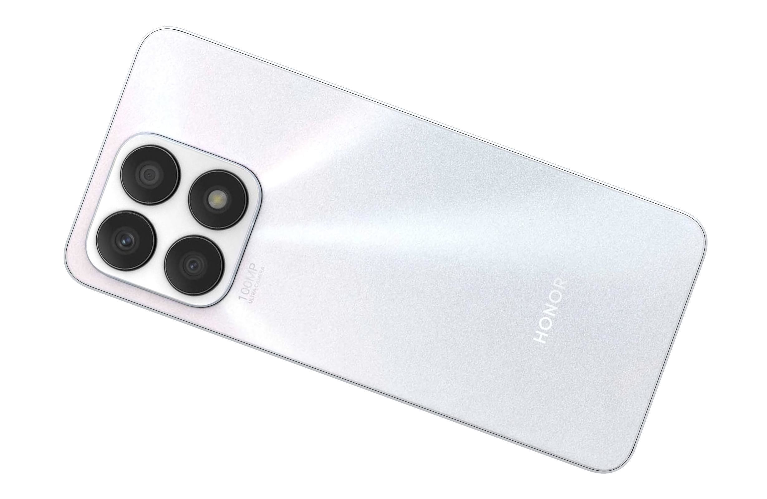 Honor X8a White 3D model_11