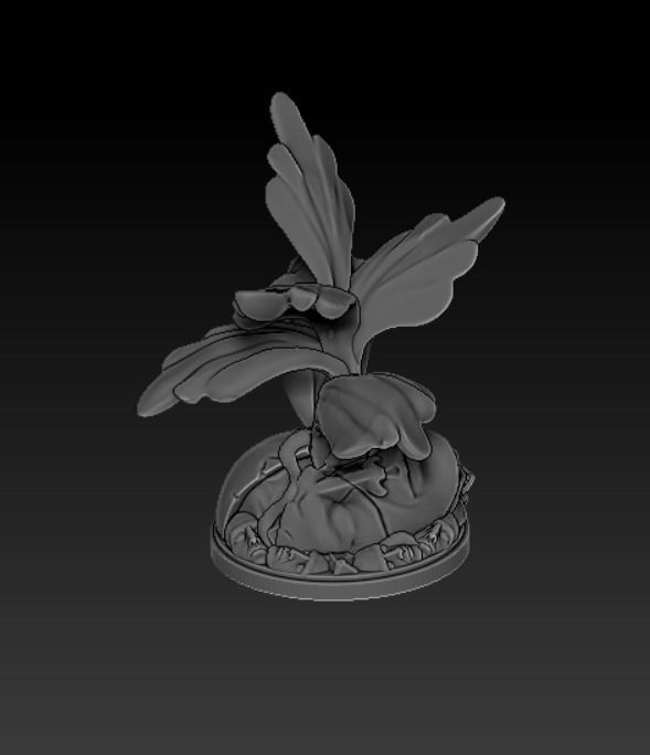 Acanthus Plant Bundle - Kingdom Death Monster 3D print terrain 3D print model_7