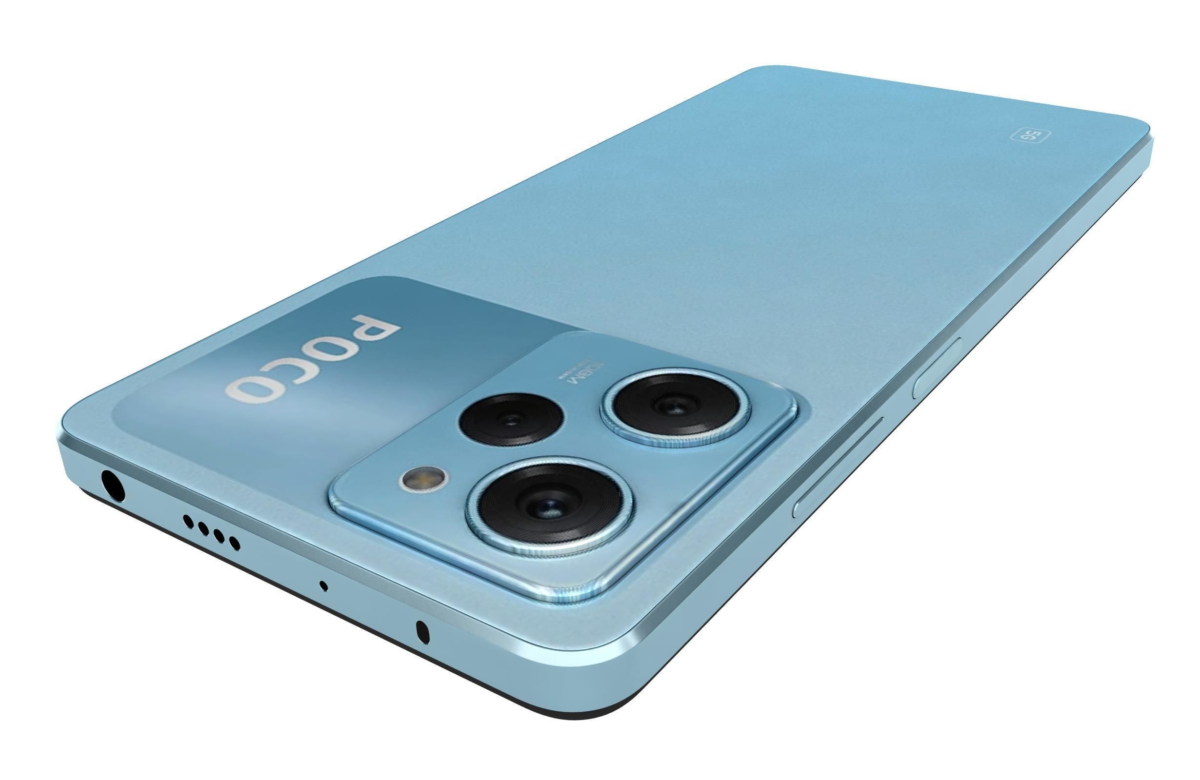 Xiaomi Poco X5 Pro 5G Blue 3D model_13