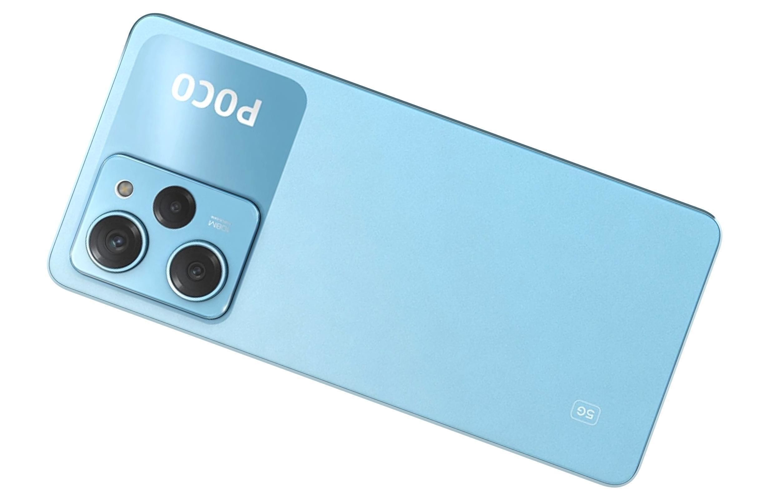 Xiaomi Poco X5 Pro 5G Blue 3D model_12