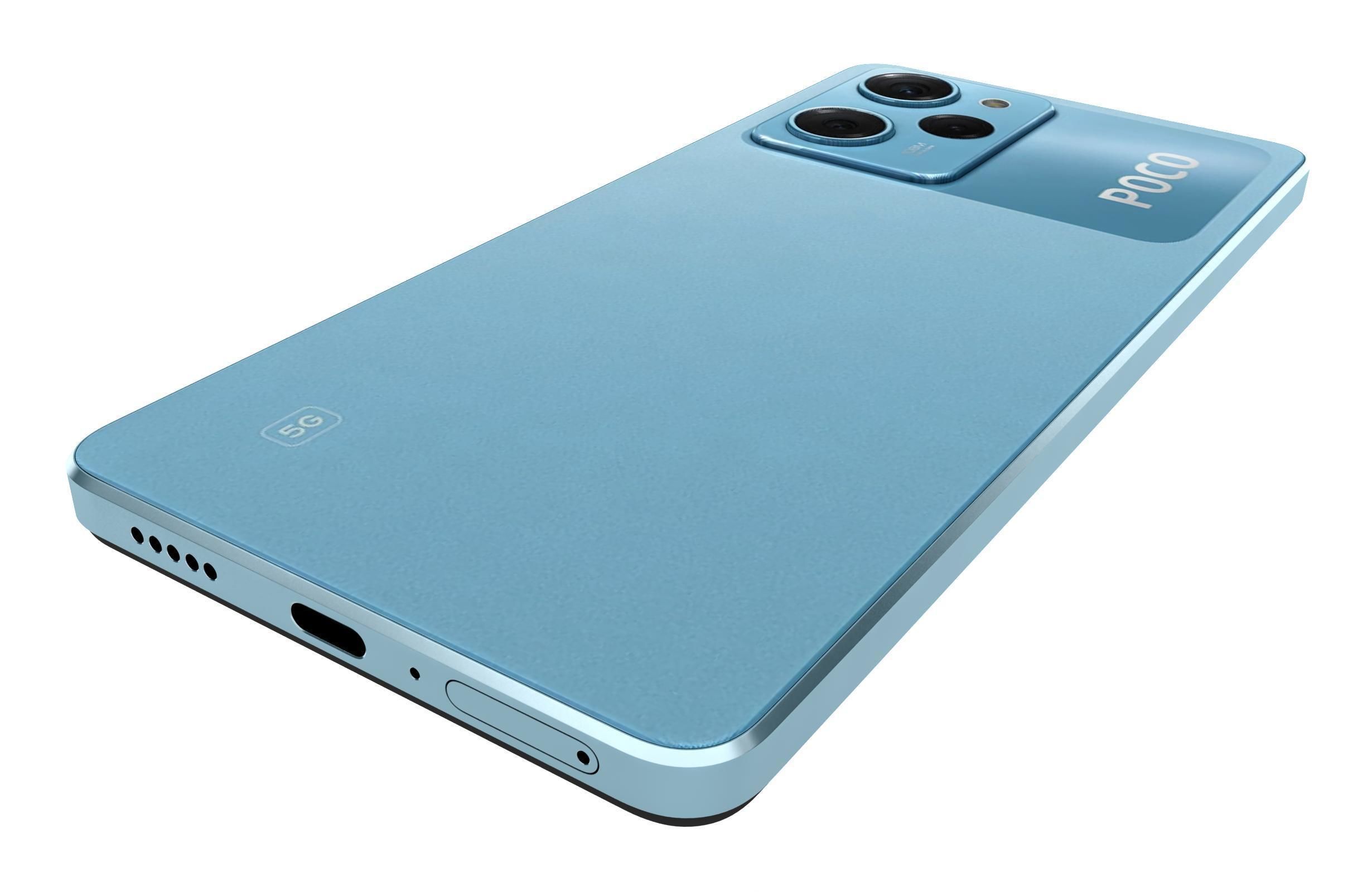 Xiaomi Poco X5 Pro 5G Blue 3D model_11