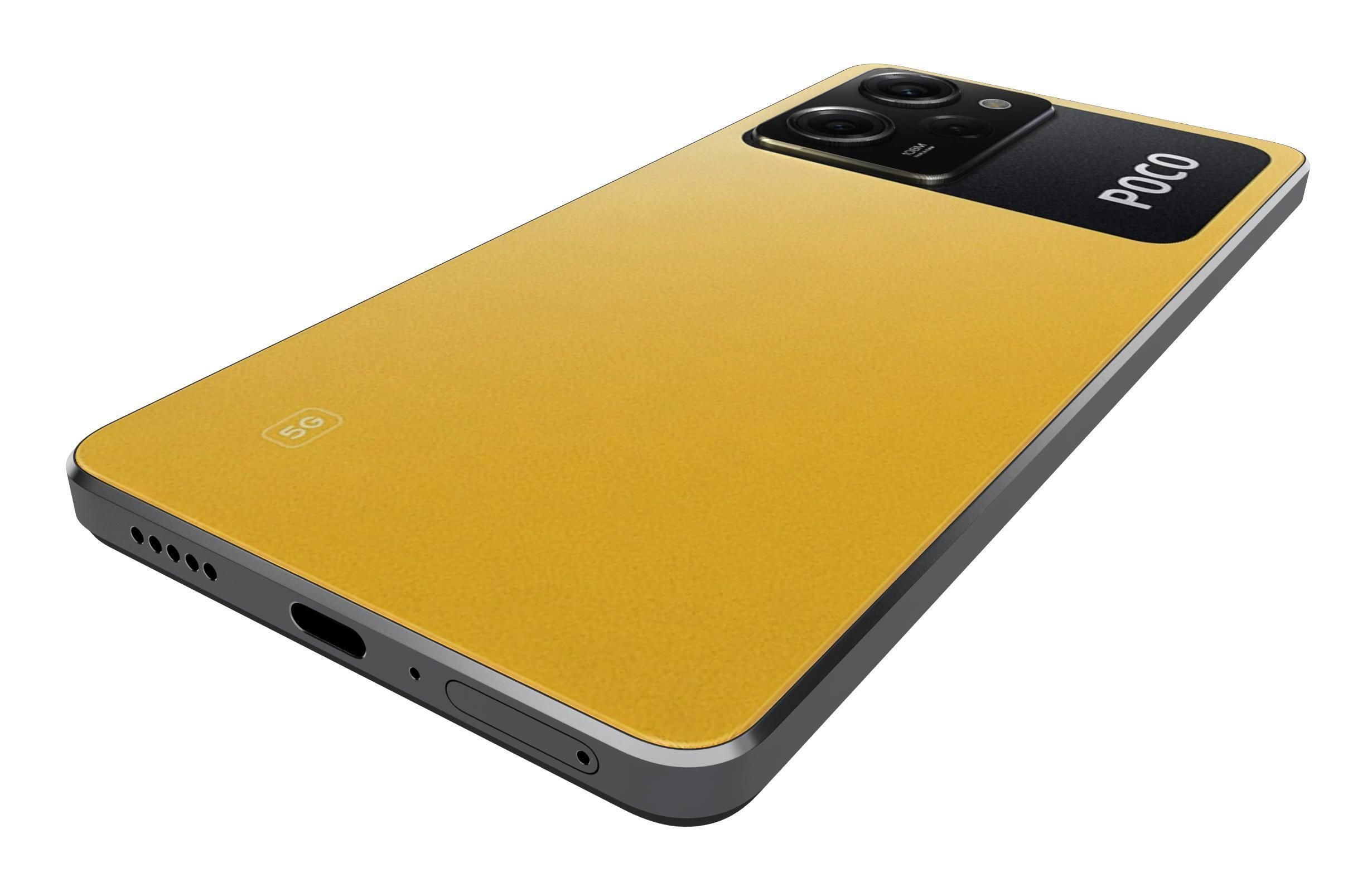 Xiaomi Poco X5 Pro 5G Yellow 3D model_14