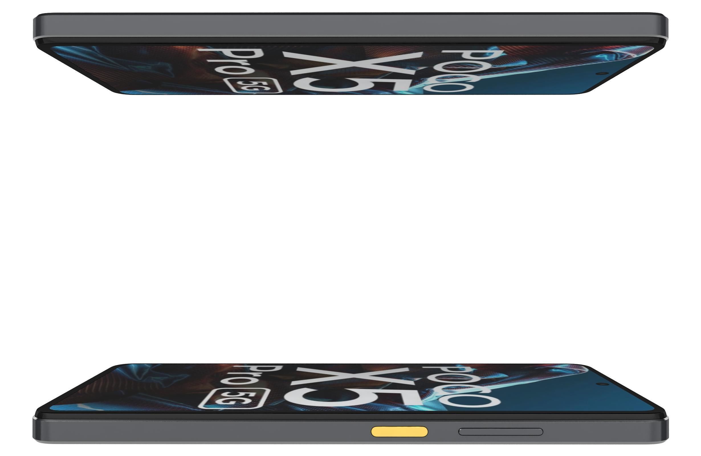 Xiaomi Poco X5 Pro 5G Yellow 3D model_9