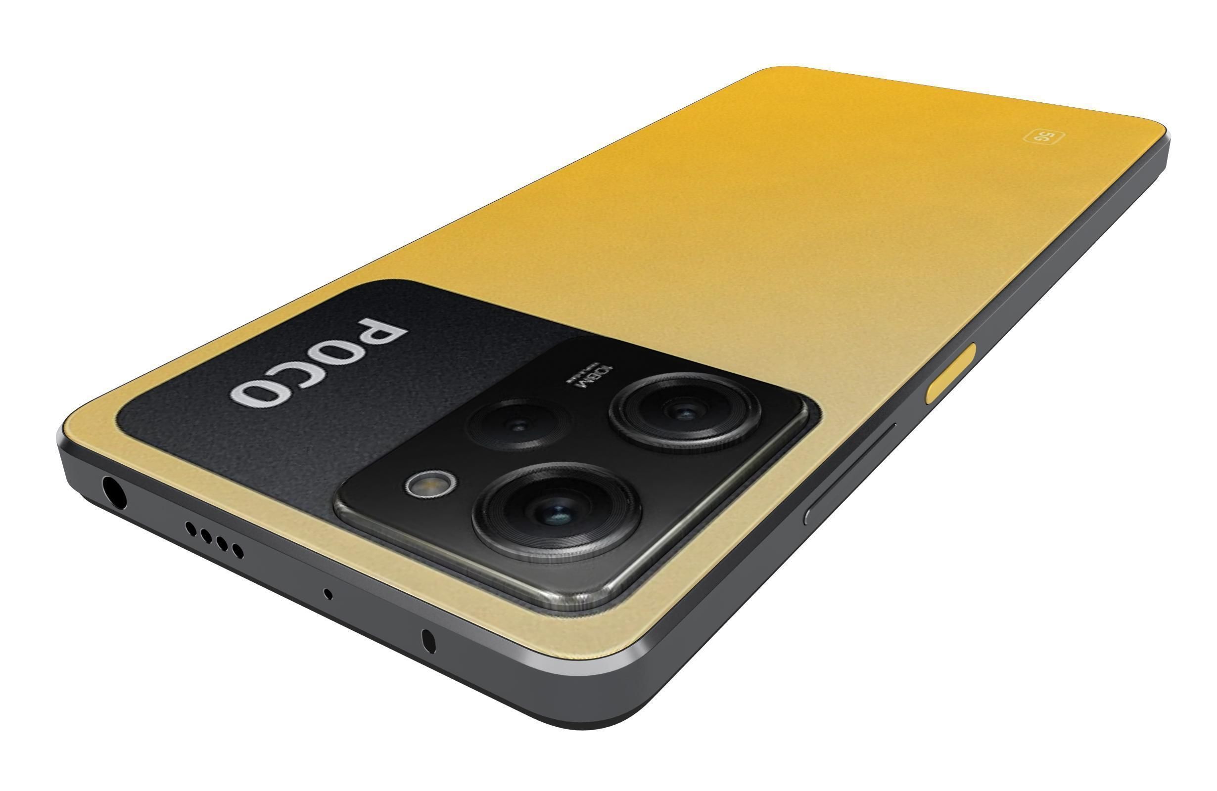 Xiaomi Poco X5 Pro 5G Yellow 3D model_15