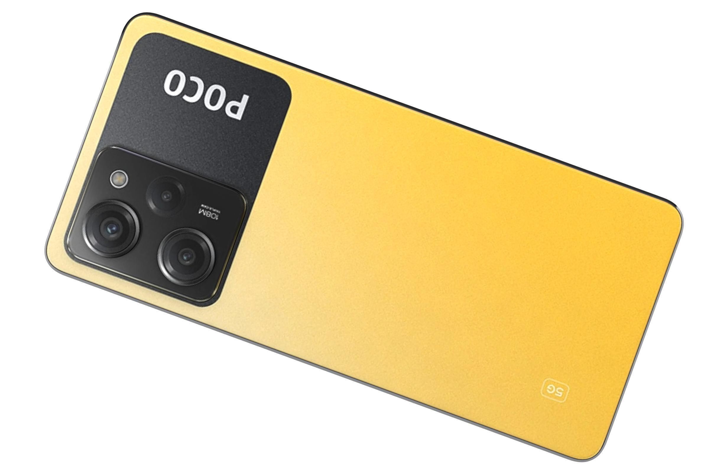 Xiaomi Poco X5 Pro 5G Yellow 3D model_11