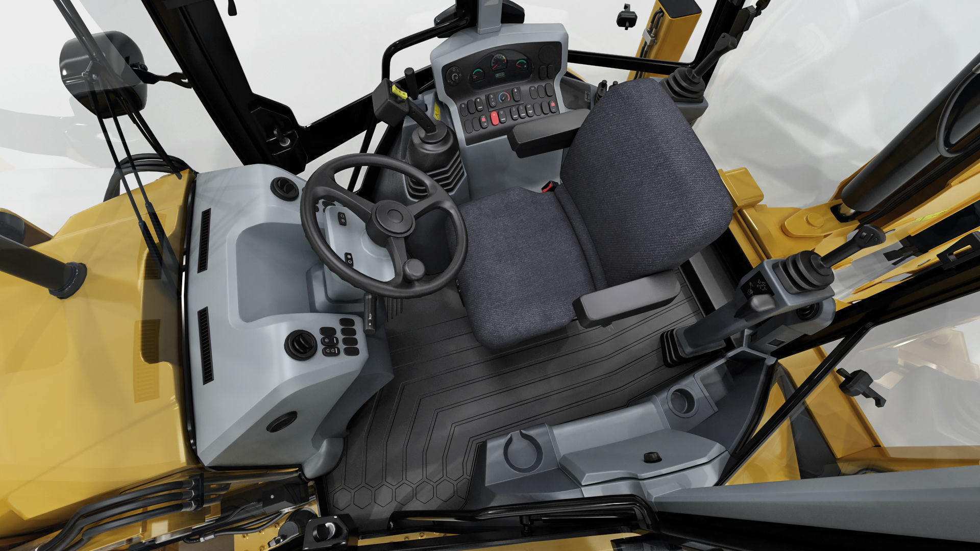 Backhoe Loader 3D model_25
