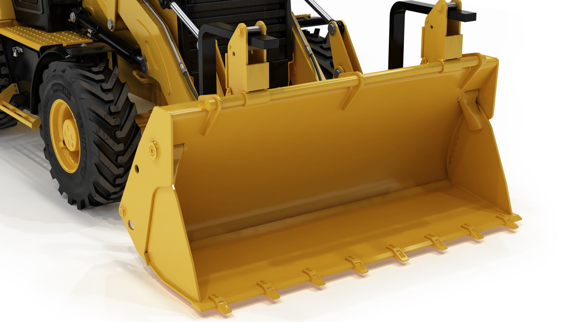 Backhoe Loader 3D model_20
