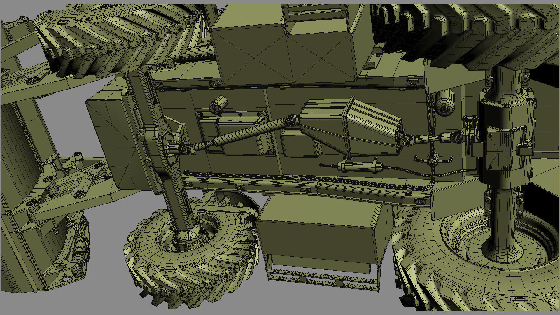 Backhoe Loader 3D model_43