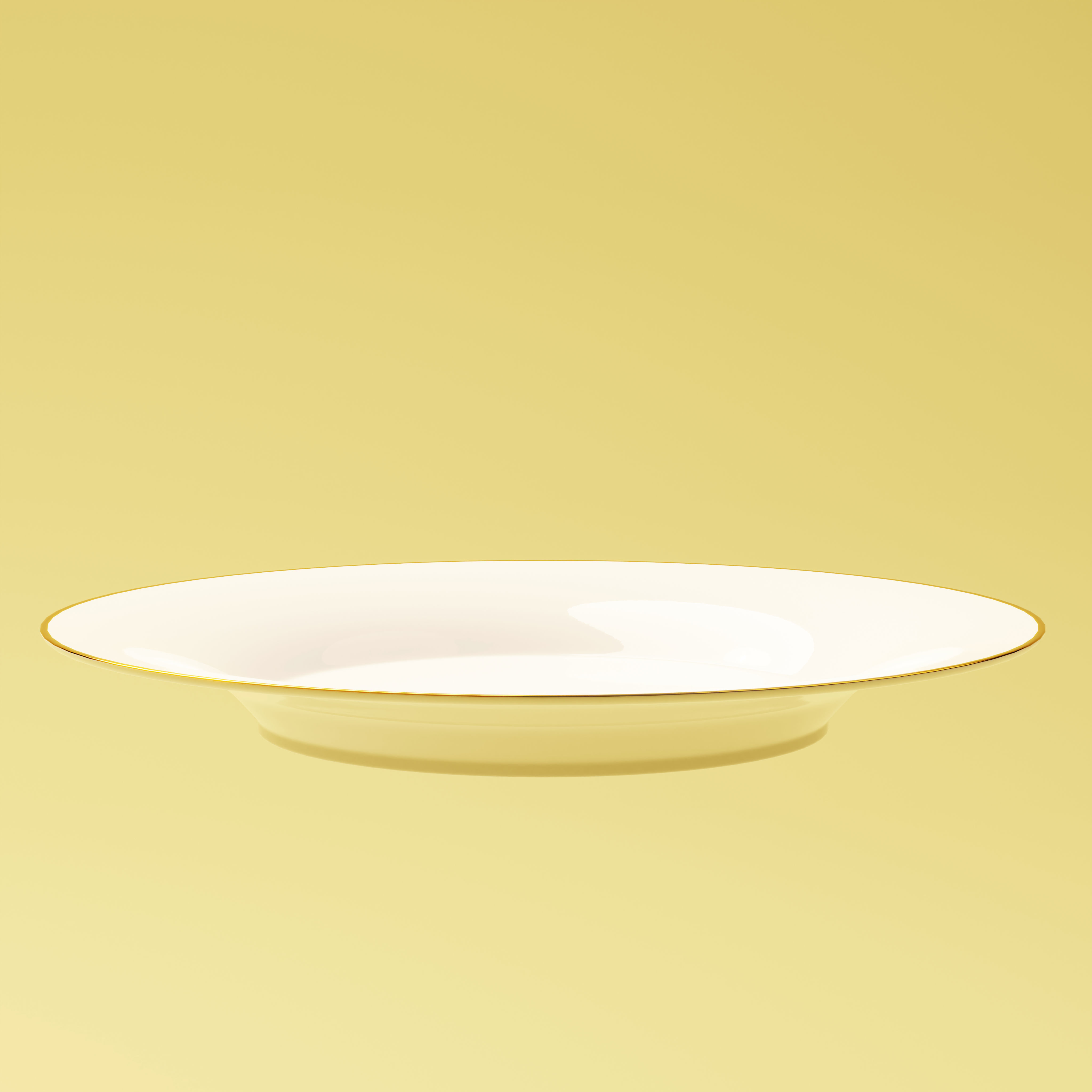 Chocolate Cake with Plate and Fork Free 3D model_6