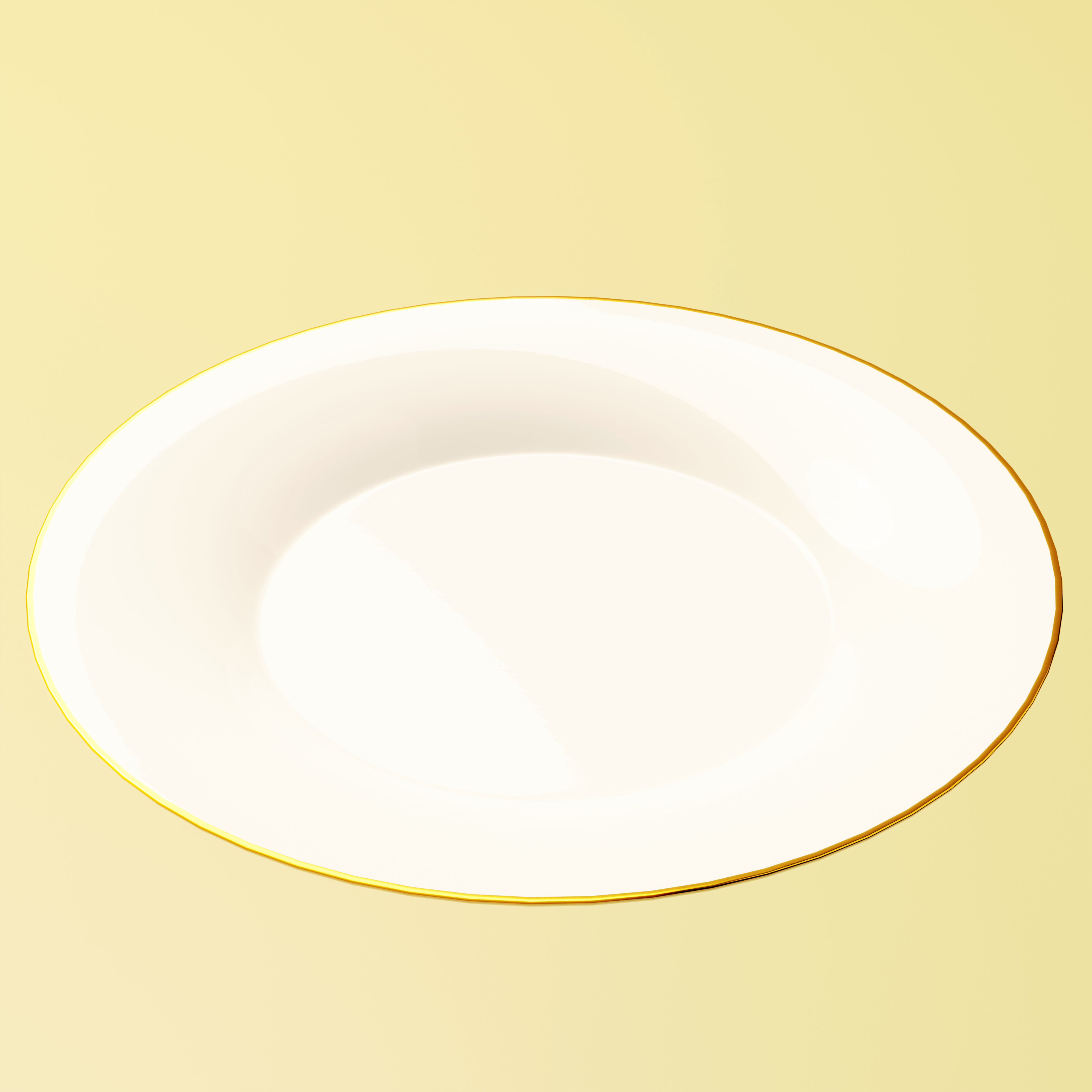 Chocolate Cake with Plate and Fork Free 3D model_5