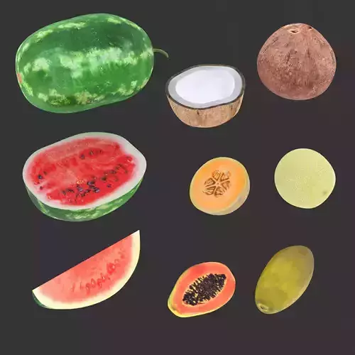 Fruits and berries set 1