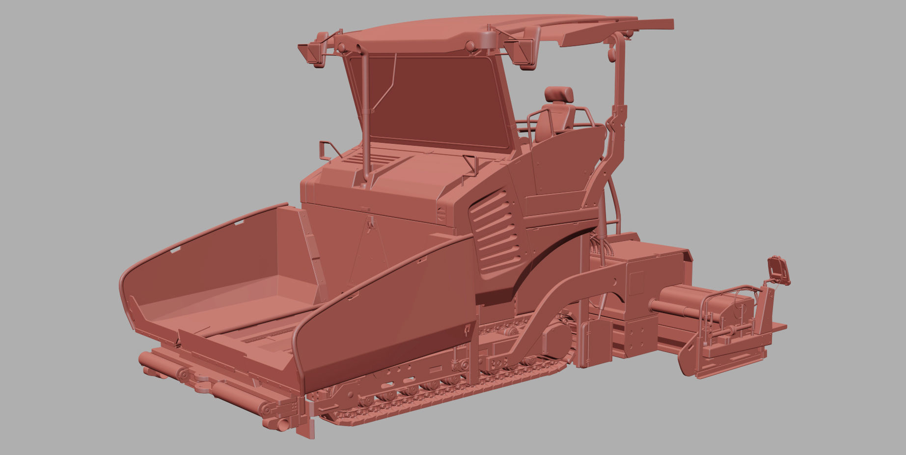 Asphalt  Paver Vogele Super 1800-3i 3D model_18