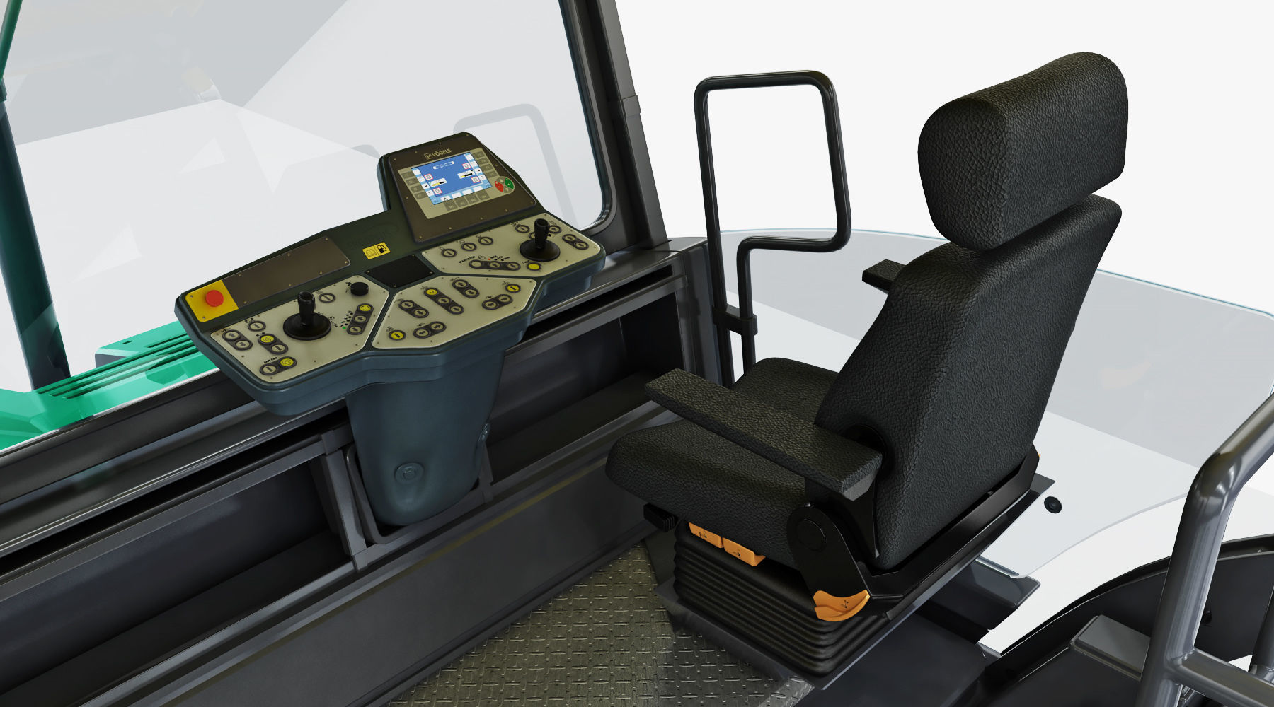 Asphalt  Paver Vogele Super 1800-3i 3D model_12