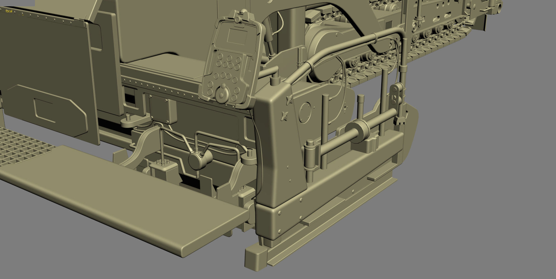 Asphalt  Paver Vogele Super 1800-3i 3D model_24